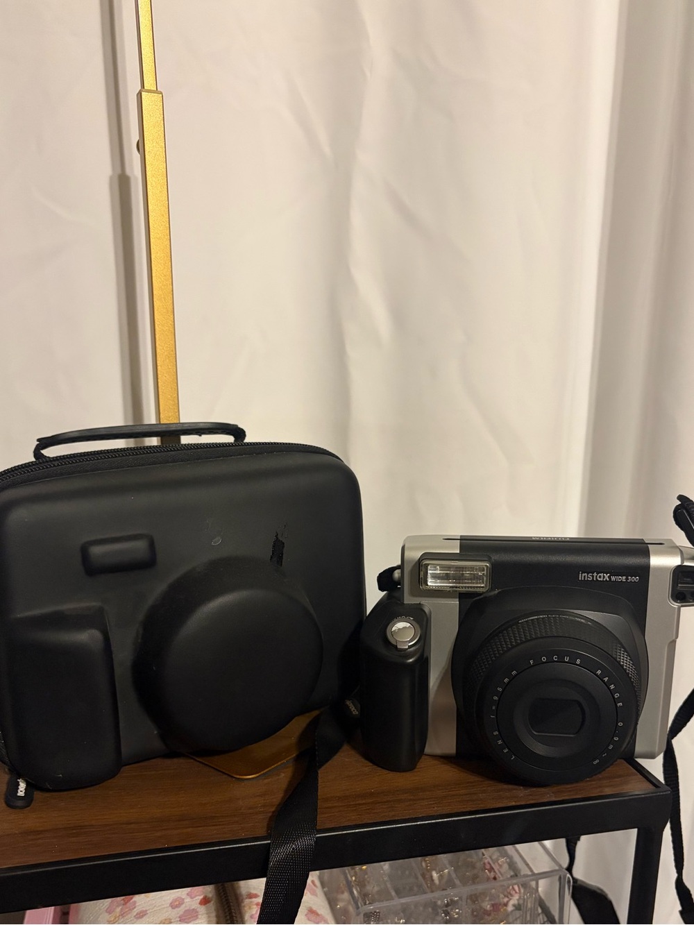 Fujifilm Instax Wide 300 instant Black and Silver - Compact Photo & Video Camera
